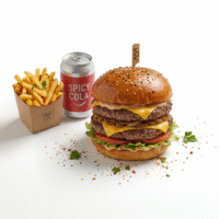 Half Pounder | Fries & Drink