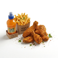 1 PC Chicken | Fries & Fruit Shoot